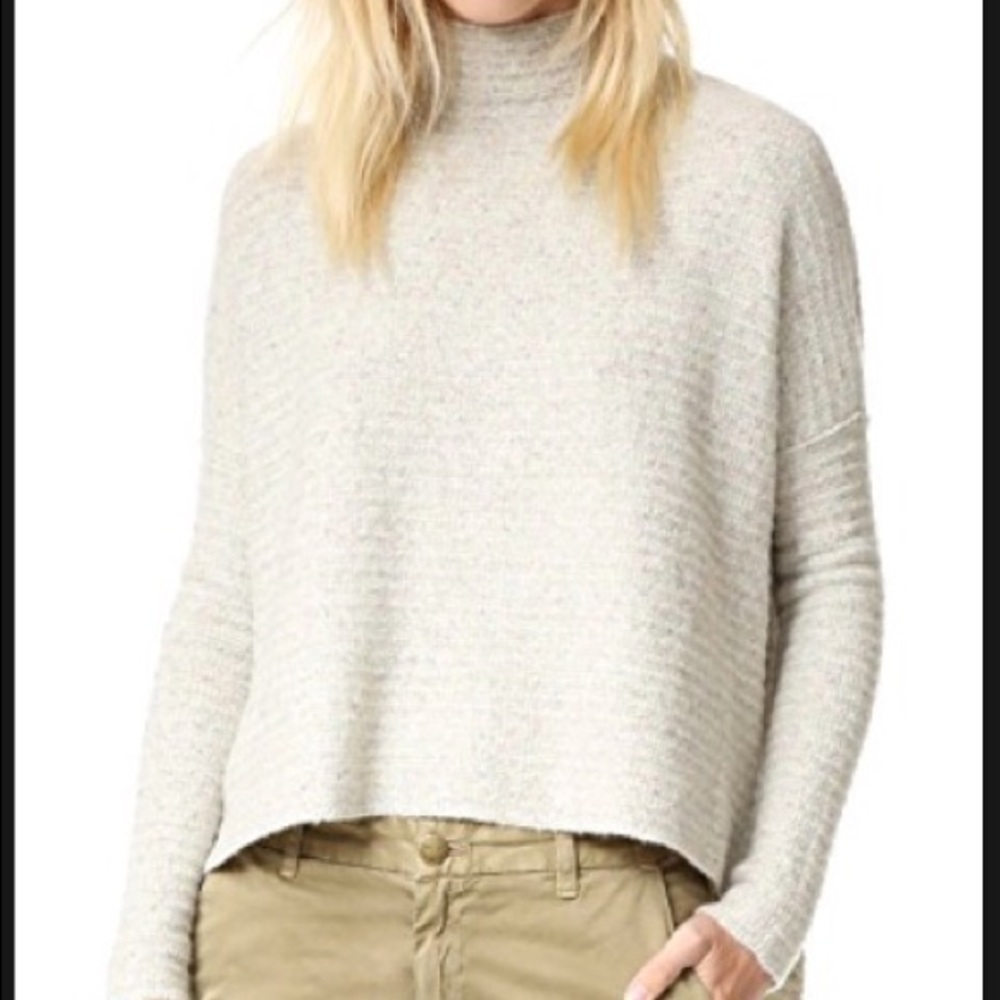 Free People Arctic Fox Zip Back Sweater